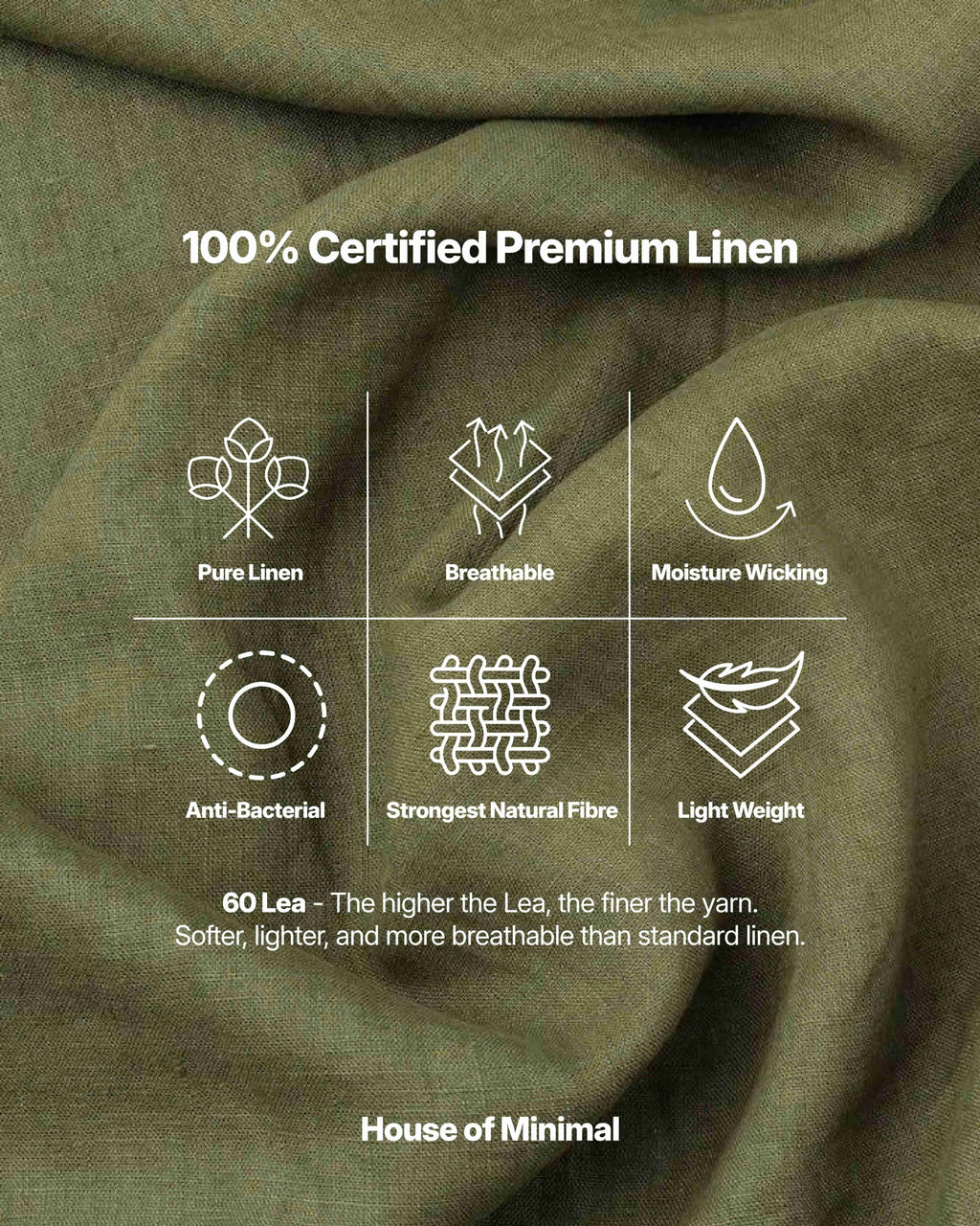 Olive Green - 100% Pure Linen Shirt