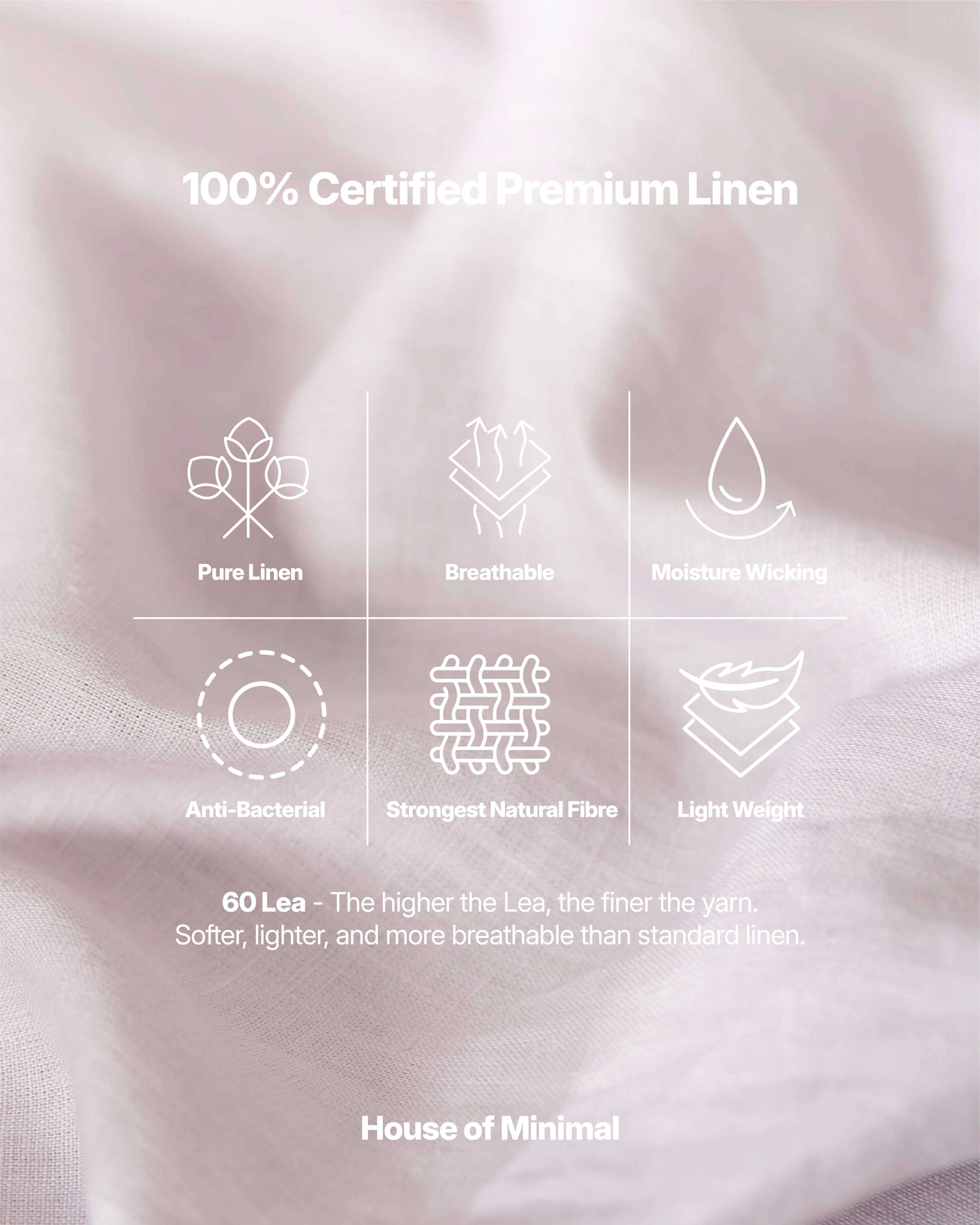 White -  100% Pure Linen Shirt