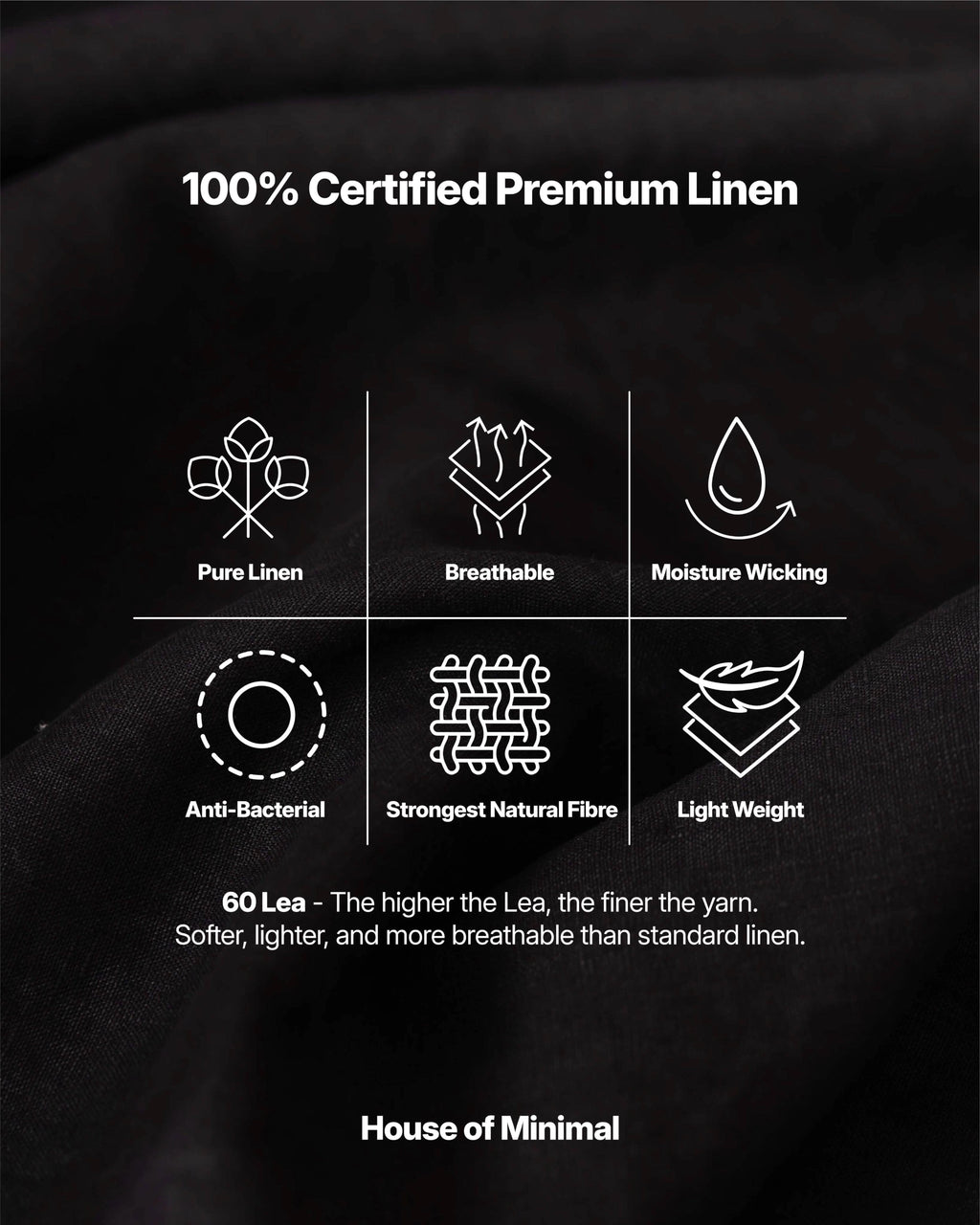 Black - 100% Pure Linen Shirt