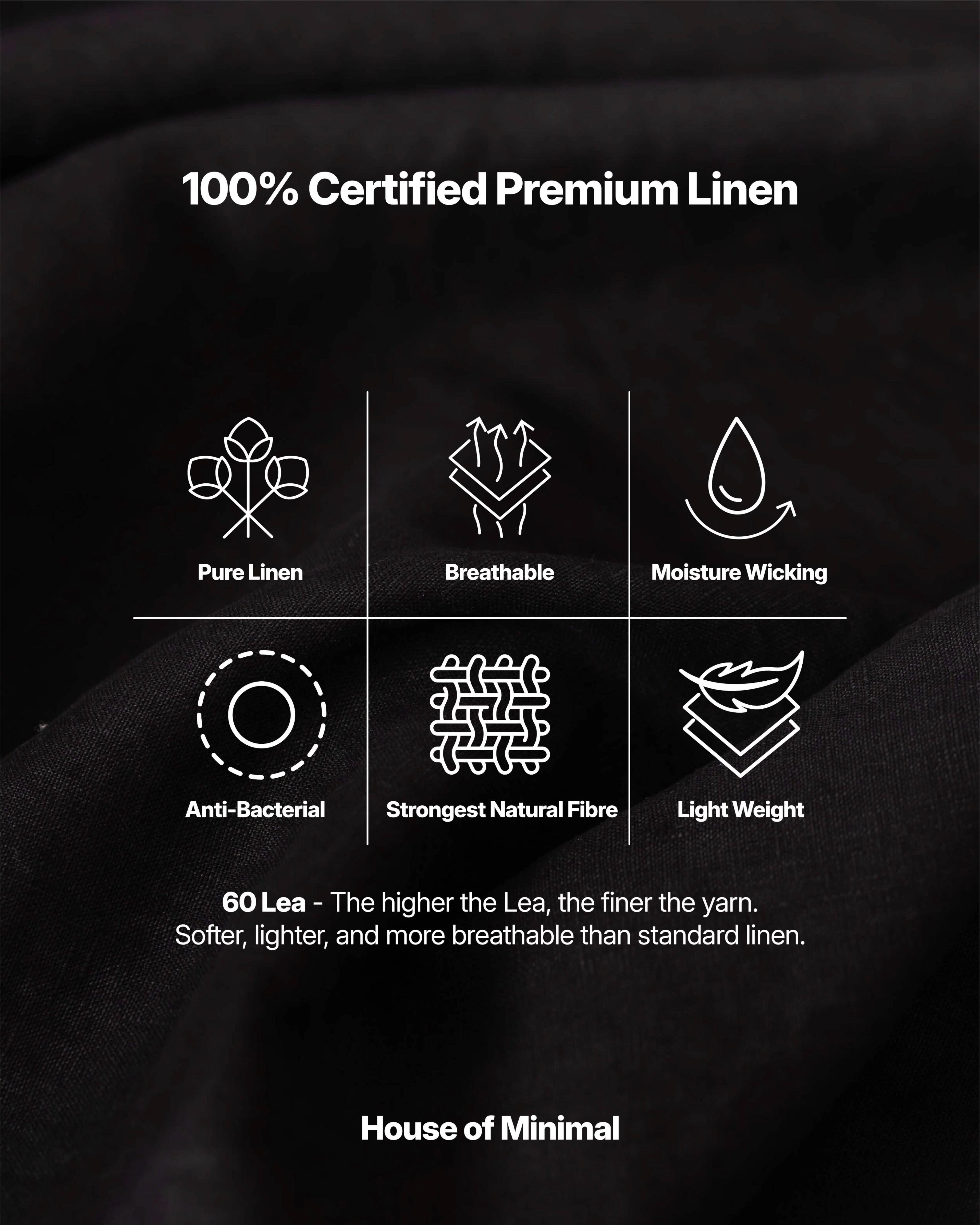 Black - 100% Pure Linen Shirt