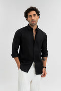 Black - 100% Pure Linen Shirt