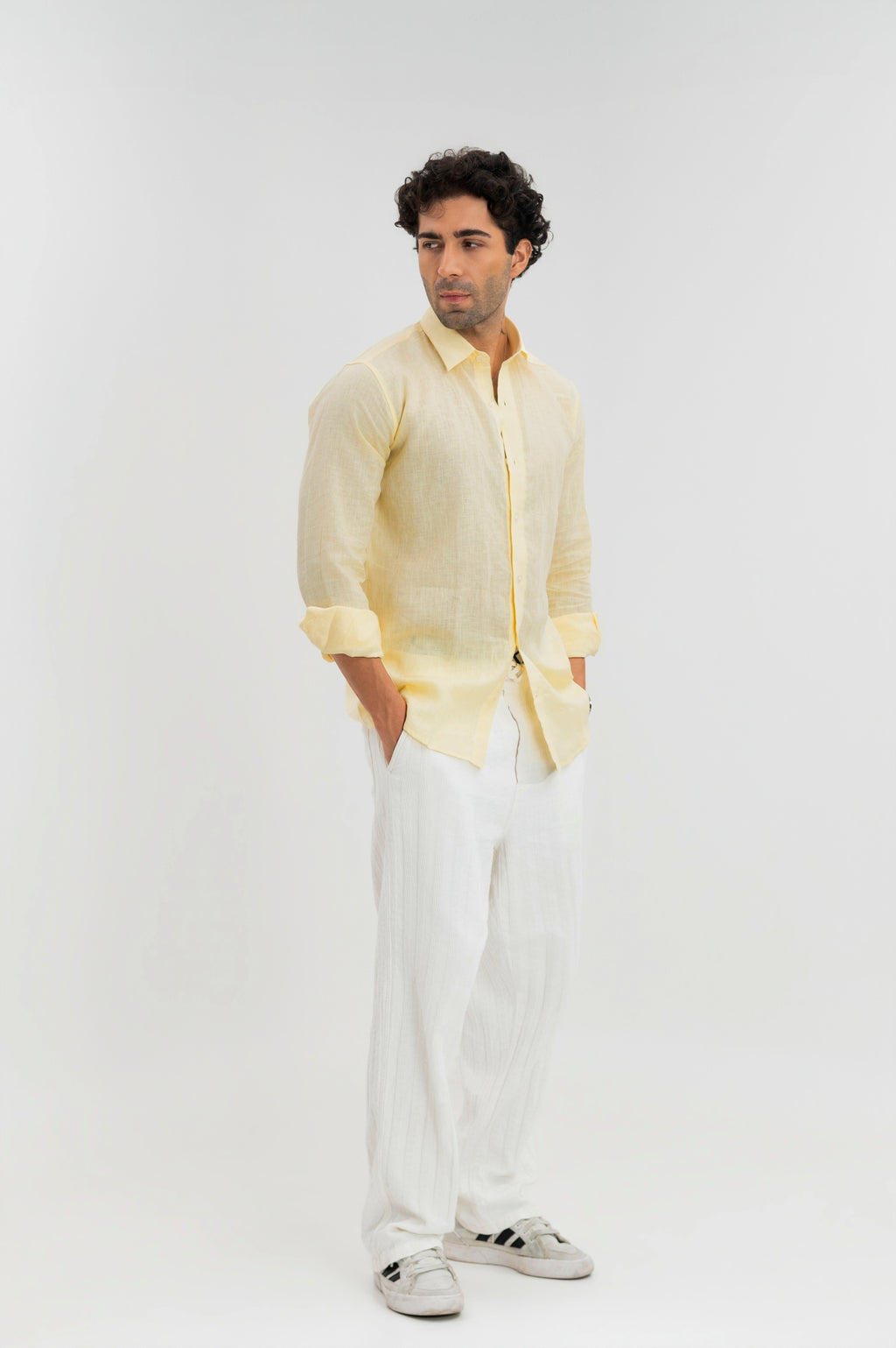 Butter Yellow - 100% Pure Linen Shirt