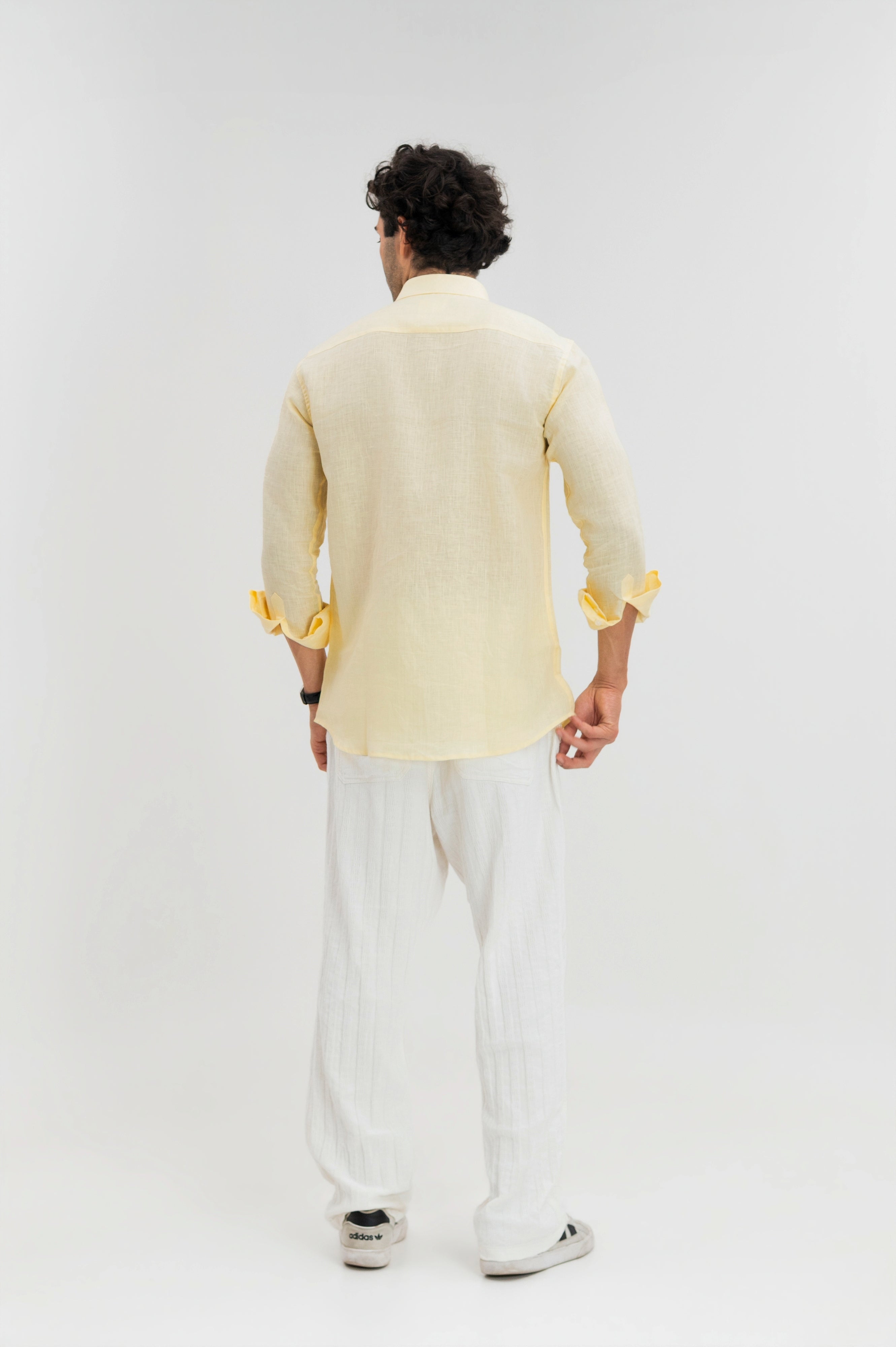 Butter Yellow - 100% Pure Linen Shirt