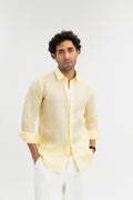 Butter Yellow - 100% Pure Linen Shirt