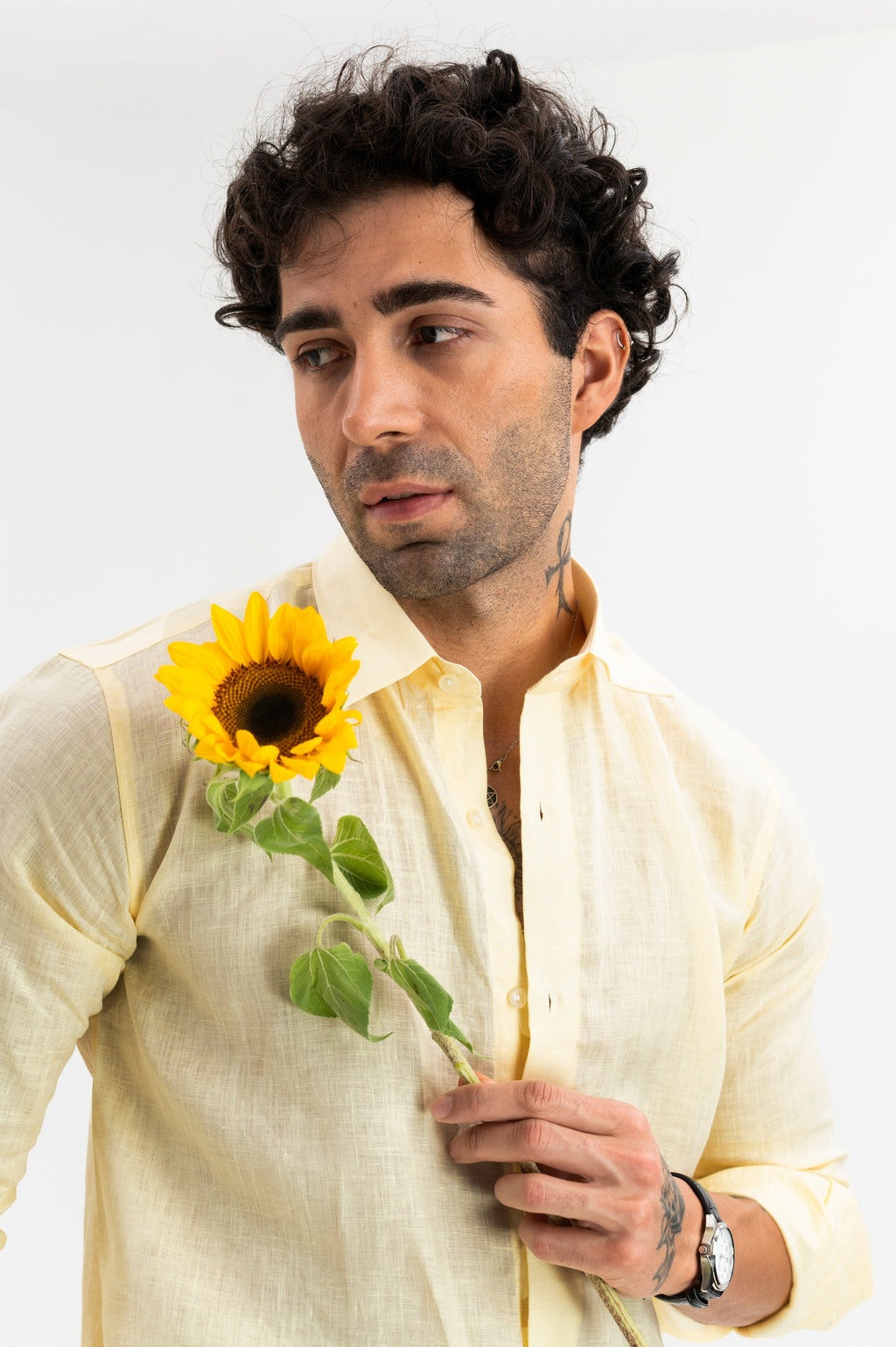 Butter Yellow - 100% Pure Linen Shirt