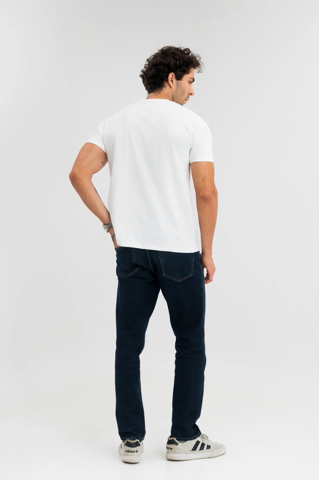 White - Pure Cotton Round Neck Tshirt